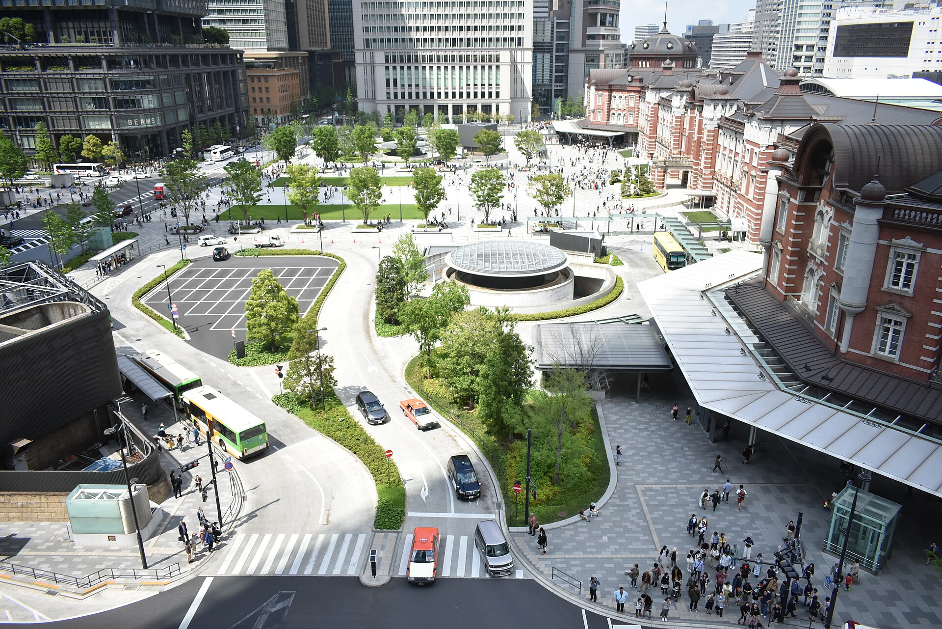 The Marunouchi facade of Tokyo Station